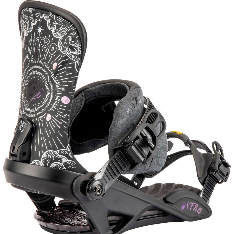 Snow * | Nitro Ivy 2023 Women'S Snowboard Bindings Excellent All Eyes On Me