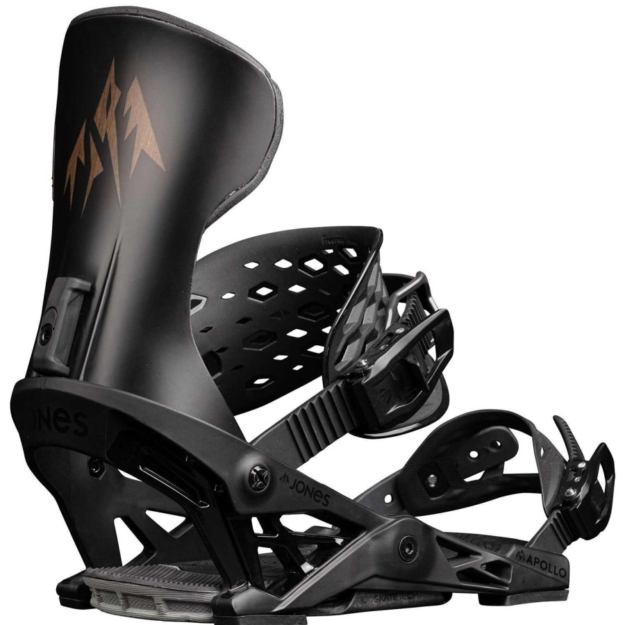 Snow * | Jones Apollo 2023 Men'S Snowboard Bindings Promotion Stealth Black