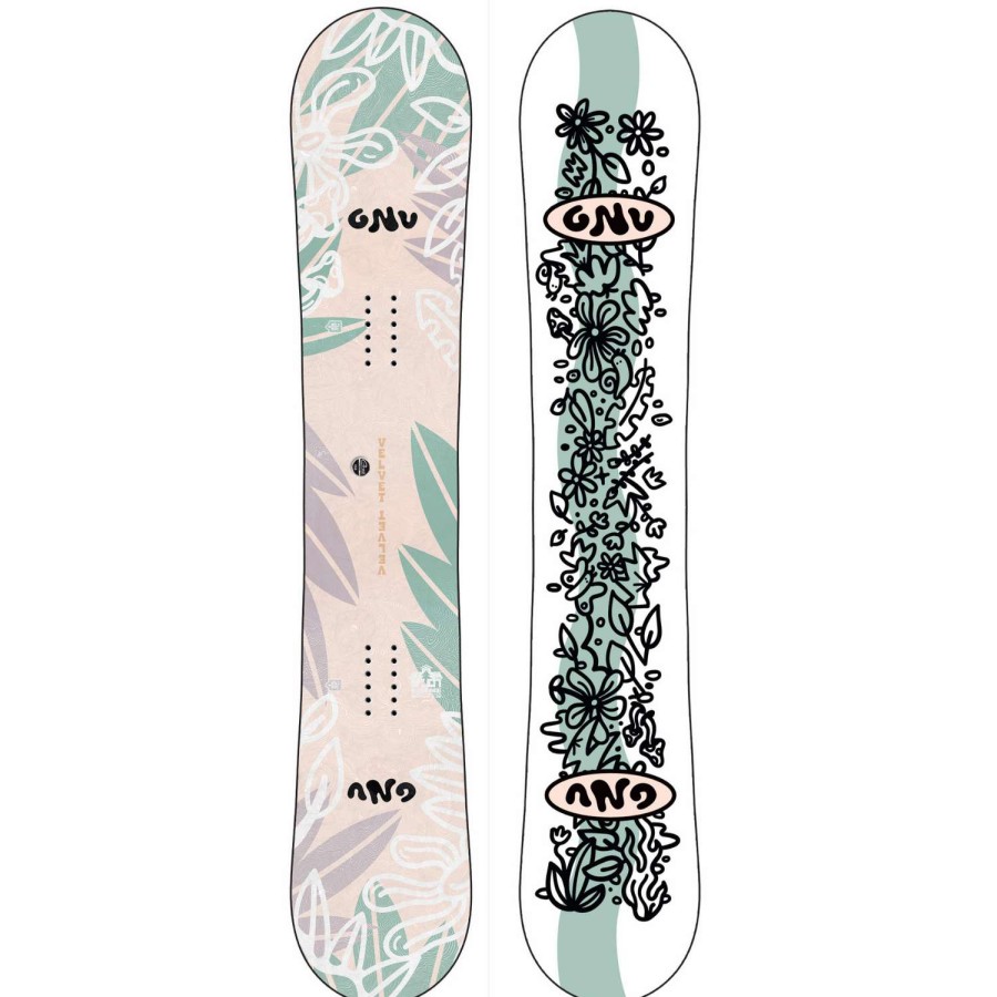 Snowboard * | Gnu Velvet 2023 Women'S Snowboard Store