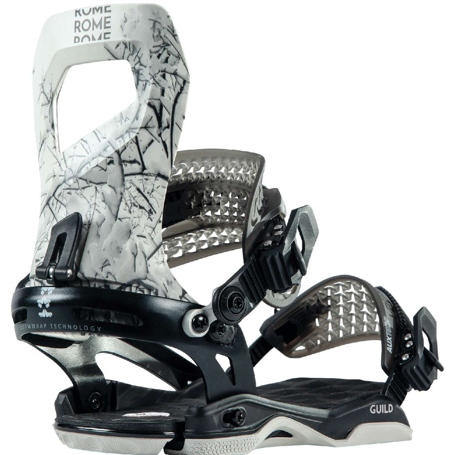 Snow * | Rome Guild 2023 Women'S Snowboard Bindings Clearance White Trees