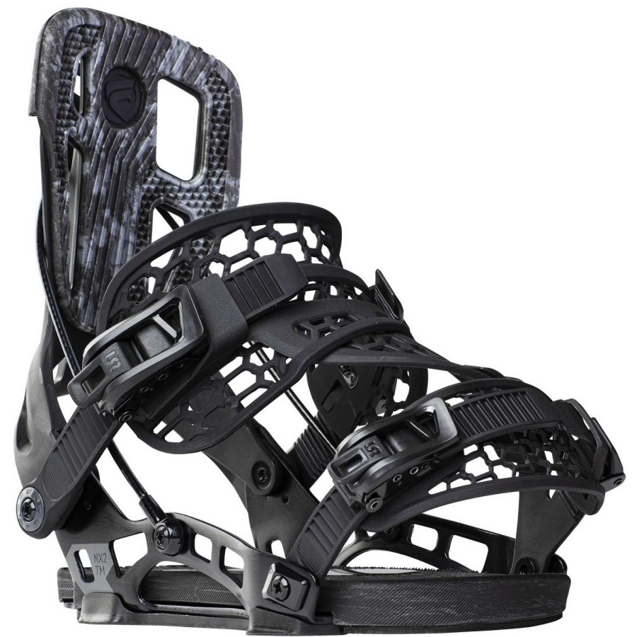 Snow * | Flow Nx2-Tm Hybrid 2023 Men'S Snowboard Bindings Clearance Black