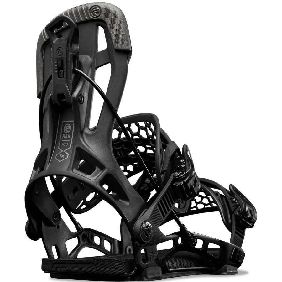 Snow * | Flow Nx2-Tm Hybrid 2023 Men'S Snowboard Bindings Clearance Black