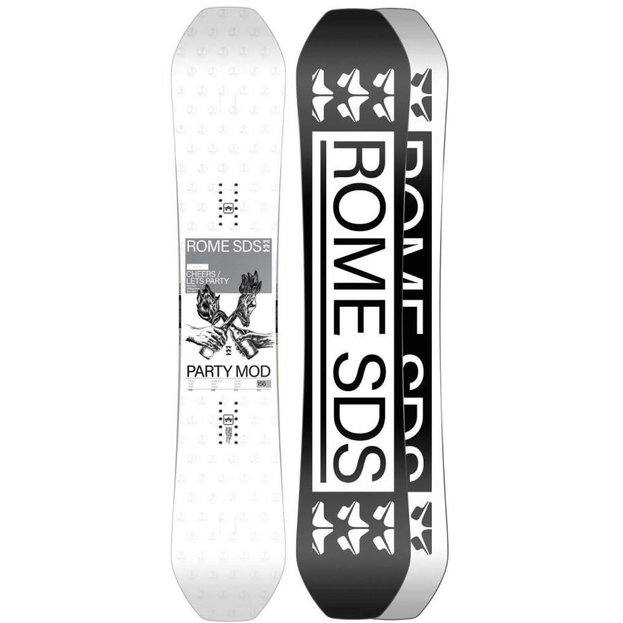 Snowboard * | Rome Party Mod 2023 Men'S Snowboard 100% Guarantee