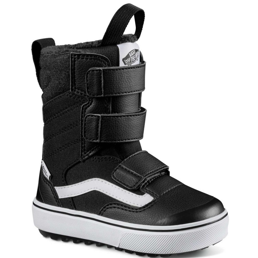 Snow Boots * | Vans Juvie Mini 2023 Kid'S Snowboard Boots Classical Style Black/White