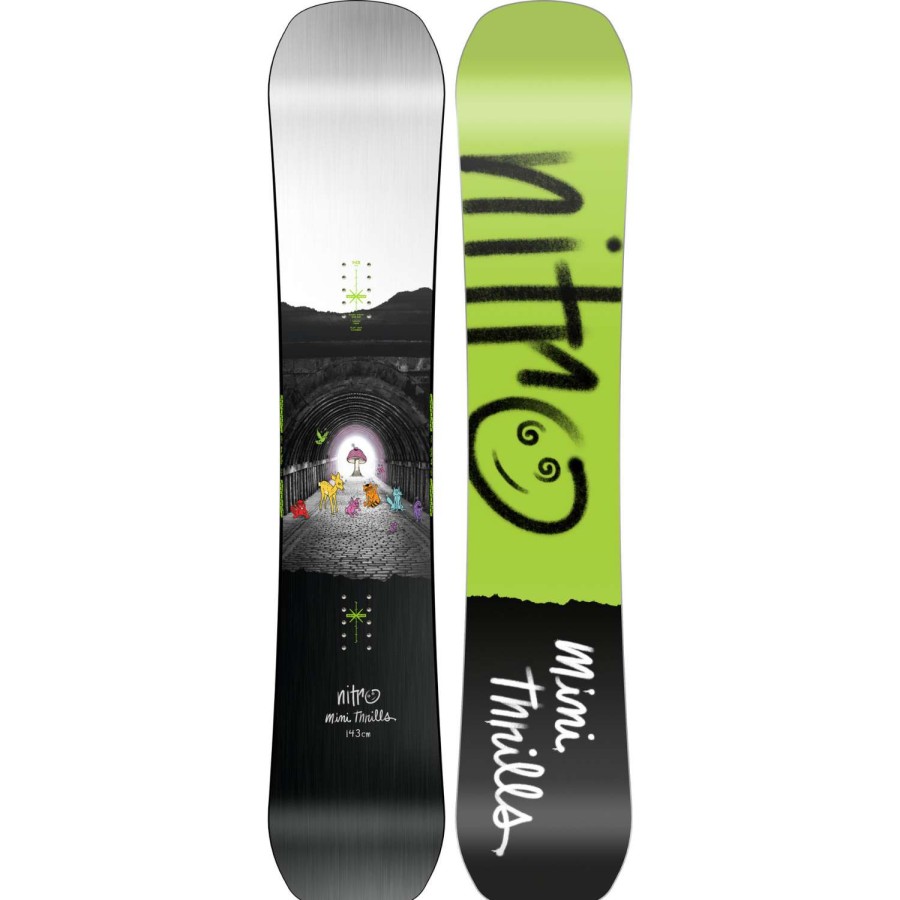 Snowboard * | Nitro Mini Thrills 2023 Youth Snowboard Original Model