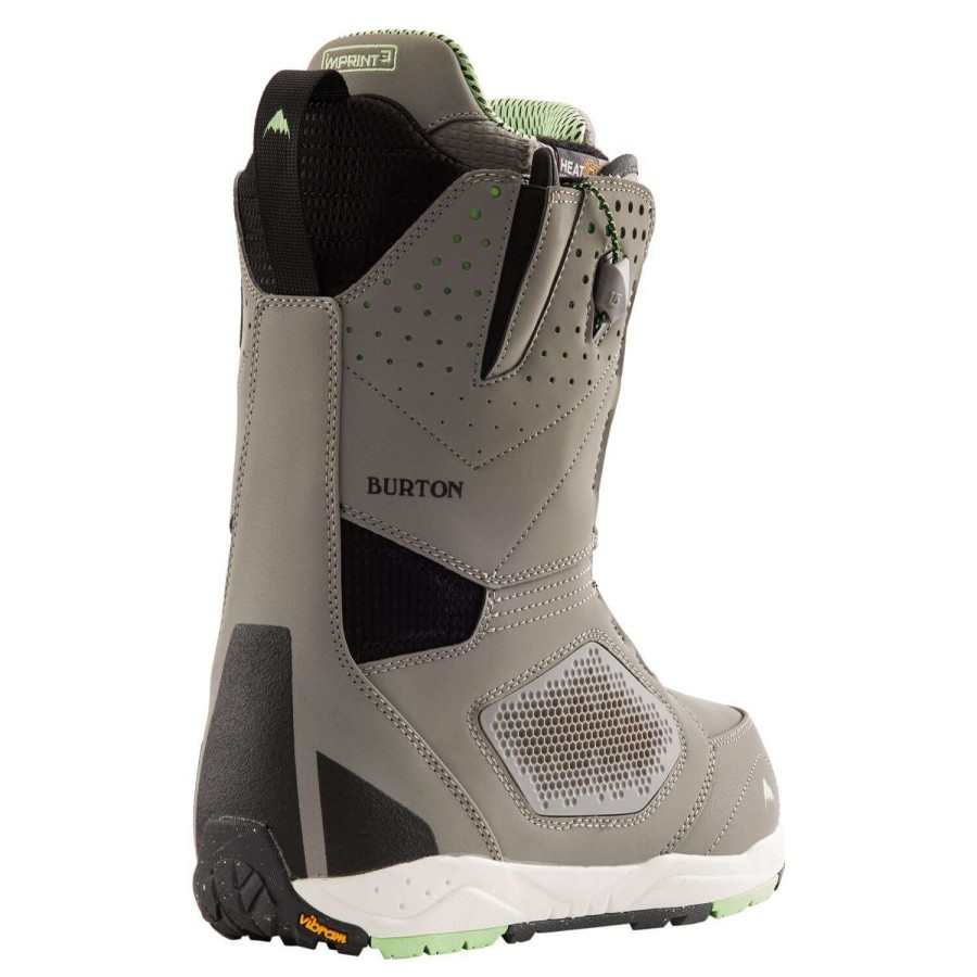 Snow Boots * | Burton Photon 2022 Men'S Snowboard Boots Clearance Gray/Green