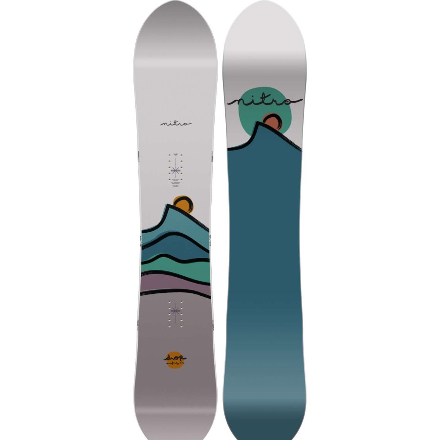 Snowboard * | Nitro Drop 2023 Women'S Snowboard Fire Sale