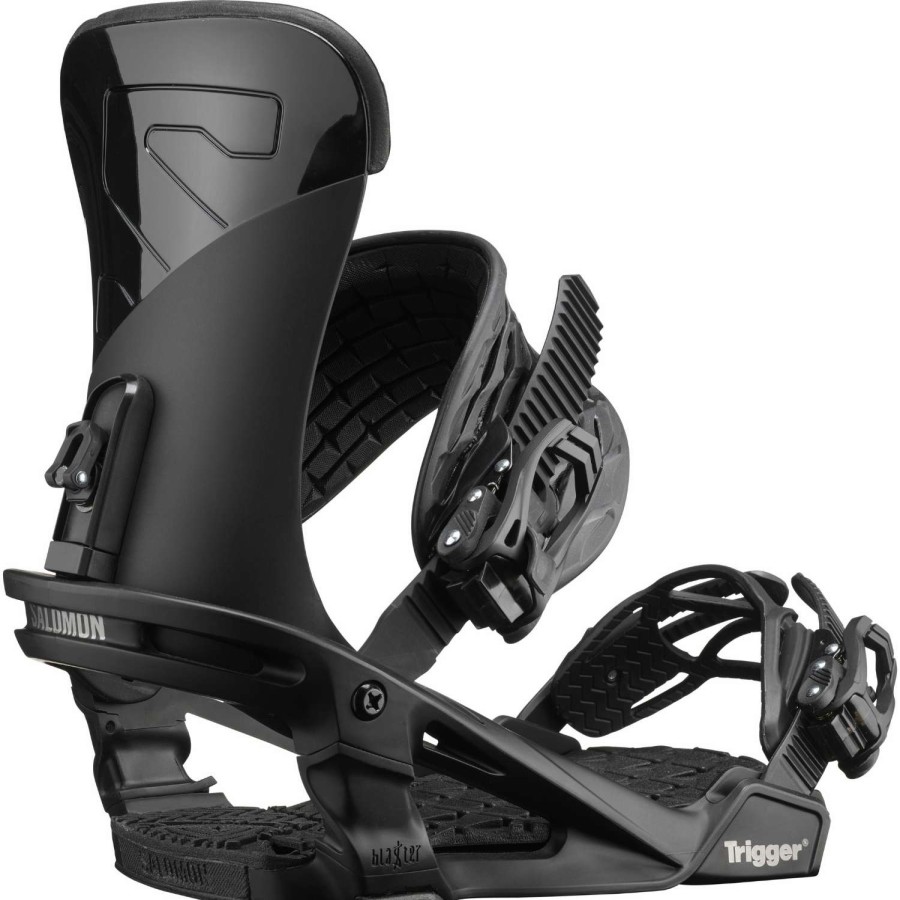 Snow * | Salomon Trigger 2023 Men'S Snowboard Bindings Discount Black