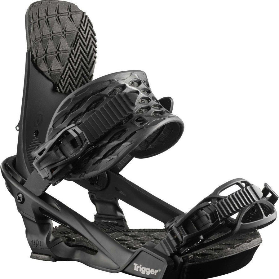 Snow * | Salomon Trigger 2023 Men'S Snowboard Bindings Discount Black