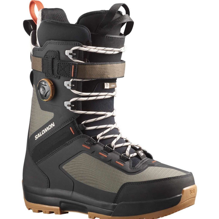 Snow Boots * | Salomon Echo Lace Sj Boa 2023 Men'S Snowboard Boots Classical Style Army Green