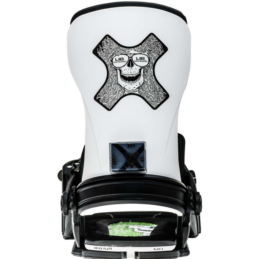 Snow * | Bent Metal Transfer 2023 Men'S Snowboard Bindings Typical Style Black/White