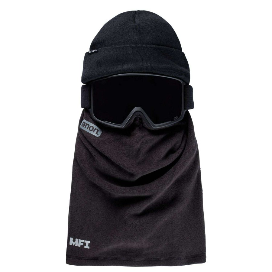 Snow * | Anon Mfi Beanie Neck Warmer 2023 Exactly Discount Black