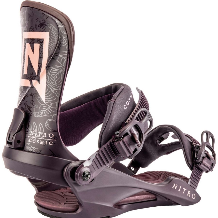 Snow * | Nitro Cosmic 2023 Women'S Snowboard Bindings Excellent